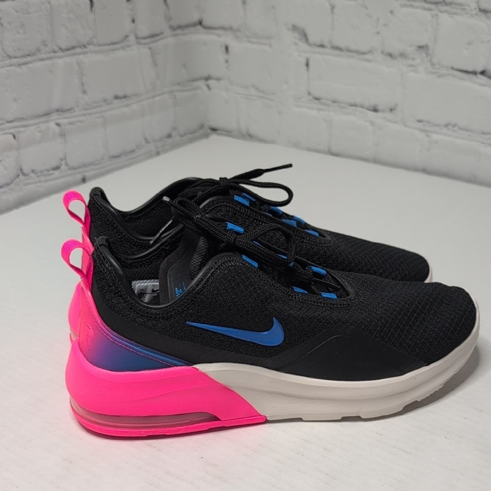 Nike Air Max Motion 2 Sneakers In Black Blue And Pink